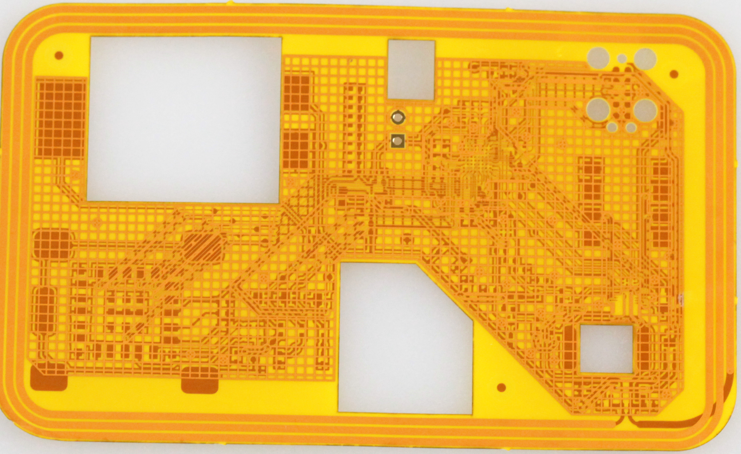 指紋軟硬結合板PCB正片和負片在工藝上有什么區別