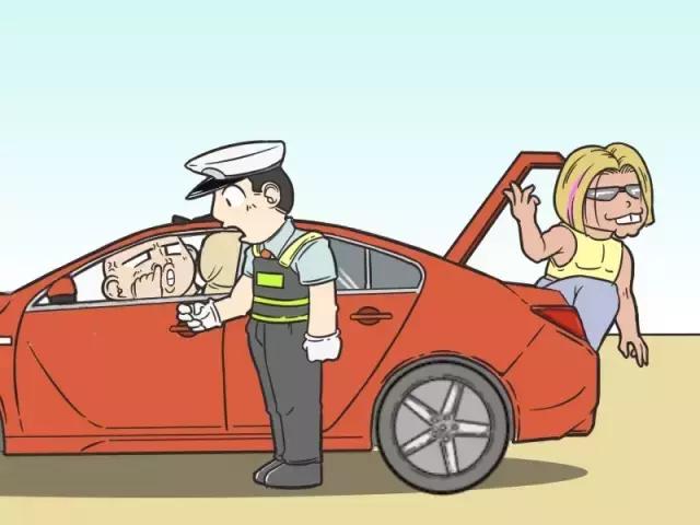 警察在查車的時候會摸一下車屁股，有什么含義嗎？